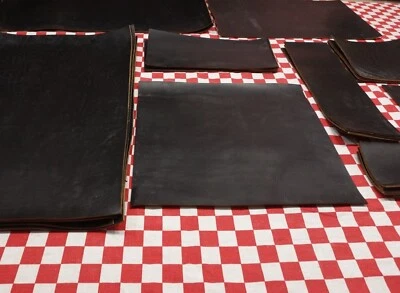 HORWEEN NAVY BLUE  CHROMEXCEL LEATHER CUTS,5-6 OZ. VARIOUS SIZES , SELECT YOURS. - Image 1 of 4