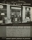 1930s BIG Original Vintage Masonite Macys Display New York Photo Print Ad