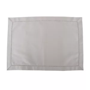 Cotton Hemstitch Placemats Beige 4/pack - Picture 1 of 5