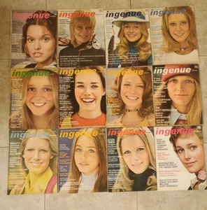 Ingenue Magazine 1971 Complete Set - Picture 1 of 4