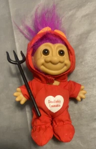 Vintage Russ Troll Doll Devilishly Loveable Pre-Owned - Picture 1 of 3