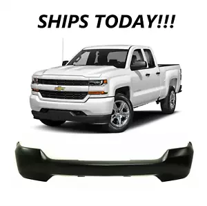 NEW Front Bumper For 2016-2018 Chevrolet Silverado 1500 Without Fogs SHIPS TODAY - Picture 1 of 8