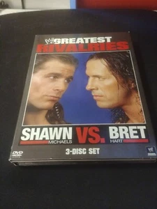 Tested DVD - WWE Greatest Rivalries Shawn Michaels vs Bret Hart - Free Ship - Picture 1 of 2