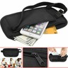 DISCREET MONEY TRAVEL WAIST BELT ZIPPED PASSPORT WALLET POUCH BUM BAG SECURITY ！
