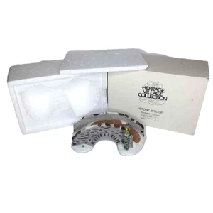 Dept 56 Heritage Village Stone Bridge Christmas Accessory Complete Box 6546-3 - Picture 1 of 4