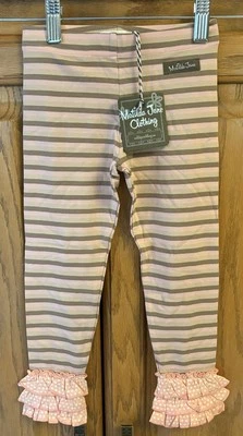 Matilda Jane Taffy Pull Ruffle Leggings Girls Size 4 Happy And Free New In Bag - Image 1 of 4