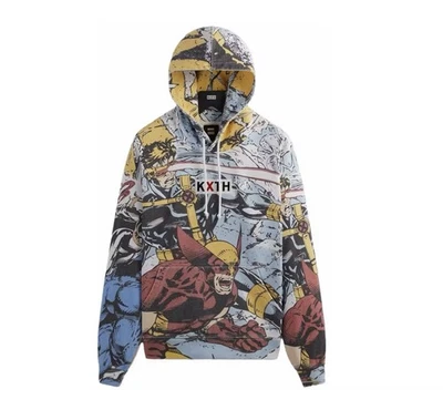 Sudadera con Capucha Kith X Marvel X-Men Batalla Blanca Nueva Talla XL Foto 1 de 4