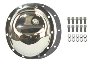 Chrome Steel 10-Bolt Diff Differential Cover, Fits Jeep YJ Dana 35 - Picture 1 of 1