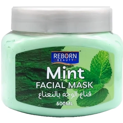 Reborn Beauty Facial Mask Mint 500ml For Oily, Combination and Normal Skin - Image 1 of 2