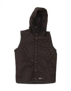 G-STAR Mens Hooded Quilted Gilet UK 38 Medium Black Polyester AM09 - Picture 1 of 3