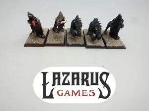 Warhammer FB Warriors Chaos AoS Slaves Darkness - Chaos Warhounds (oop metal)  - Foto 1 di 4