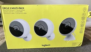 Logitech Circle2 4 Home WiFi Security Camera Indoor/Outdoor Security Cameras. - Picture 1 of 9