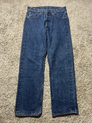 Vintage Levis 501xx Men's 30x27 Fit! Blue Straight Leg Button USA Made 1980 Dark - Image 1 of 4