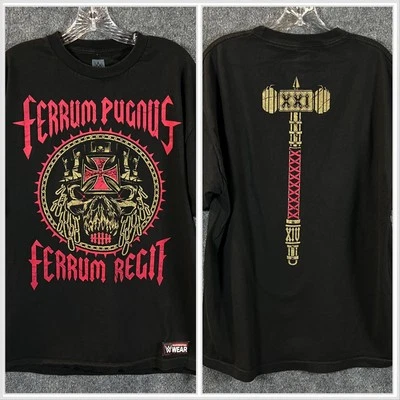 WWE Triple H Ferrum Pugnus Ferrum Regit Short Sleeve T-Shirt Size XL (Fits M) - Image 1 of 4