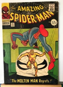 COMIC BOOK - MARVEL - THE AMAZING SPIDER-MAN - #35 - Vol.1, Apr 1966 - Picture 1 of 2