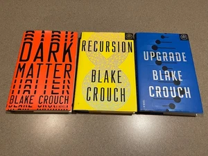 Blake Crouch 3 Hardcover Lot: Dark Matter Recursion Upgrade - Imagen 1 de 24