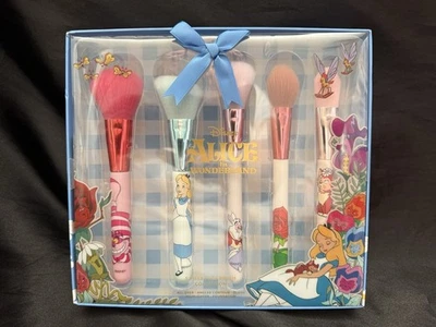 Nuevo Disney Alicia en el País de las Maravillas Para Mujer 5 Piezas Juego de Pinceles de Maquillaje Cosméticos Foto 1 de 2
