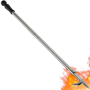 Fire Pit Poker, 46 Inch Extra Long Outdoor Fire Poker for Fireplace, Fire Pit... - Picture 1 of 7
