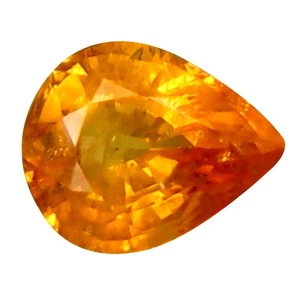 0.58 ct First-class Pear Cut (6 x 5 mm) Ceylon - Sri Lanka Yellow Sapphire - Picture 1 of 1