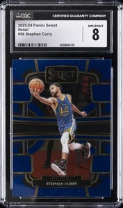 2023 PANINI SELECT #56 STEPHEN CURRY CGC 8 - Picture 1 of 2