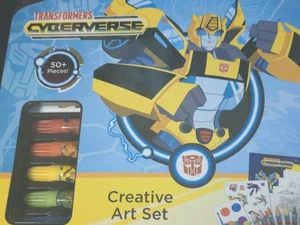 Transformers Cyberverse Creative Art Set - 50+ Pieces Drawing & Coloring Kit - Picture 1 of 3