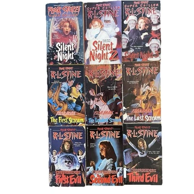 Fear Street Park R. L. Stine Silent Night Scream Cheerleader Vintage YA Horror Foto 1 de 4
