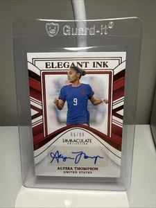 2023-24 Panini Immaculate Collection Elegant Ink Alyssa Thompson 65/99 - Picture 1 of 2