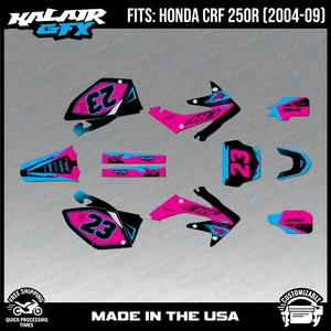 Graphics Kit for Honda CRF250R (2004-2009) CRF 250R Evader Series - Magenta - Bild 1 von 4