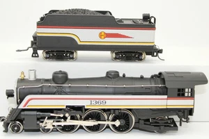 IHC Mehano HO Scale ATSF Santa Fe Valley Flyer 4-6-2 Steam Locomotive & Tender - Picture 1 of 13