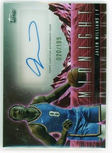 2024 Topps Midnight Jalen Williams Auto /199 #HS-JW Thunder - Picture 1 of 2