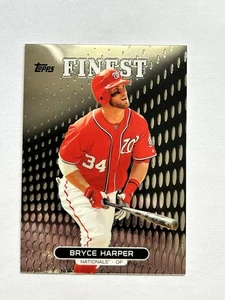 2013 Topps Finest - Bryce Harper #100 - Picture 1 of 2