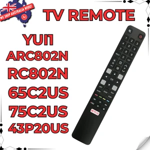 TV Remote For TCL TV FFALCON RC802N ARC802N YUI1 for TCL 65C2US 75C2US 43P20US - Picture 1 of 7
