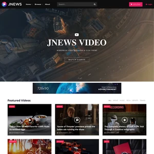Video Magazine Website Design with Free VPS Web Hosting and Installation - Picture 1 of 7