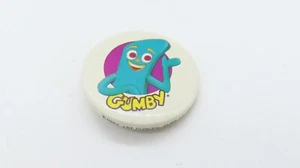 Vintage Gumby 1985 Art Clokey Pinback Button Pin - Picture 1 of 7