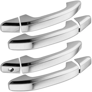 For 2015 2016-2019 2020 Chevy Tahoe Suburban Chrome Door Handle Cover Trims PA - Picture 1 of 2