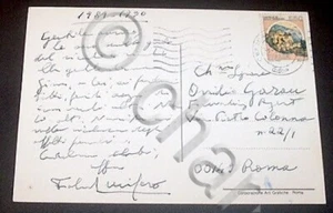 Autografi Cartolina autografo Lucifero Falcone 1989 - Picture 1 of 1