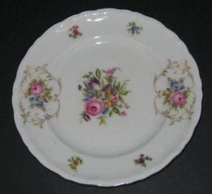 Vtg EPIAG BREAD BUTTER PLATE(S) floral w/gold Deutschland Czechoslovakia Bohemia - Picture 1 of 7