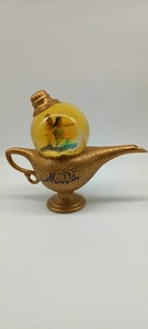 Disney Aladdin &Jasmine Snow Globe Musical Box Figurine Toy Magic Lamp - Picture 1 of 8