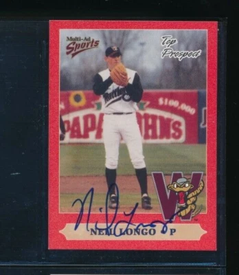 1999 Multi-ad #28 Neil Longo Timber Rattlers Signed Autograph (DR30) SWSW6 - Image 1 of 2