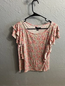 Blusa sin mangas floral Chaps para mujer talla grande viscosa - Imagen 1 de 6