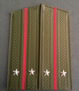  Schulterstücken Schulterklappen Leutnant Landstreitkräfte  Sowjet Armee - Imagen 1 de 2