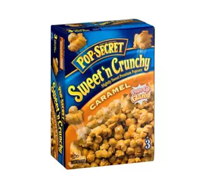 Pop-Secret Sweet 'N Crunchy Caramel Popcorn, 3 Bag Count/Box - Picture 1 of 12