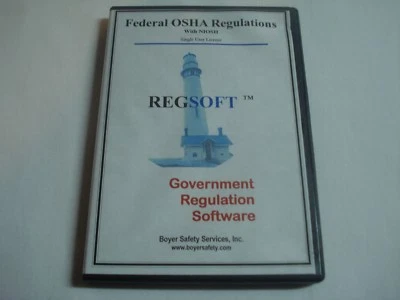 REGSOFT REGLAMENTOS FEDERALES OSHA CON NIOSH 29 CFR, 1903 1904 1910 1926 $199,95 Foto 1 de 4
