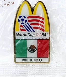 FIFA USA 1994 World Cup Soccer México Commemorative McDonalds Arch Pin Vintage - Bild 1 von 3