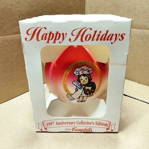 Campbells Soup 1997 CAMPBELL KIDS  Christmas Ball Ornament - Picture 1 of 6