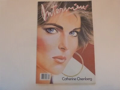 VINTAGE Andy Warhol's Interview Magazine CATHERINE OXENBERG JULY 1986 - Image 1 of 4