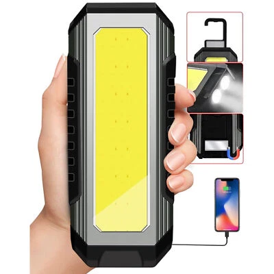 LED Rechargeable Work Light Magnetic Torch Flexible Inspection Lamp Cordless - Image 1 of 4