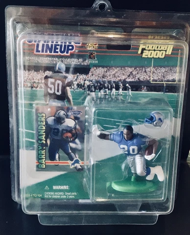 BARRY SANDERS STARTING LINEUP 1999 FOOTBALL 2000 SPORTS FIGURE Cover