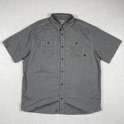 Mountain HardWear Shirt Mens XL Gray Outdoors Hiking Camping Rucking Casual - Image 1 of 4