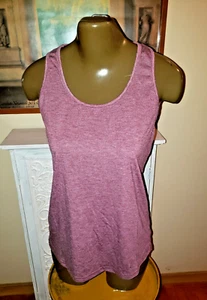 NWT Muzniuer Yoga Workout Top Long open back tank maroon size S - Picture 1 of 2